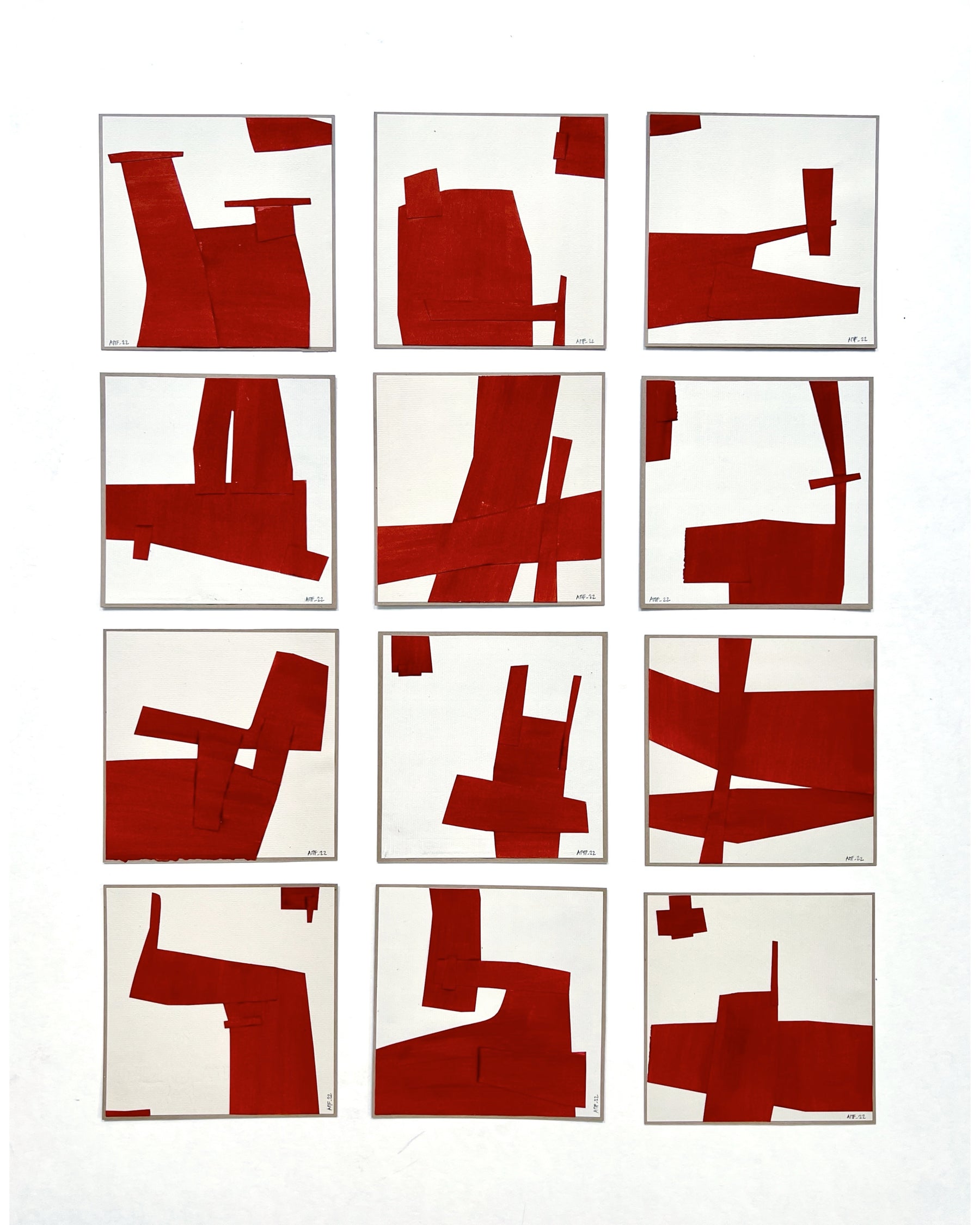 "Full red" No 8/12