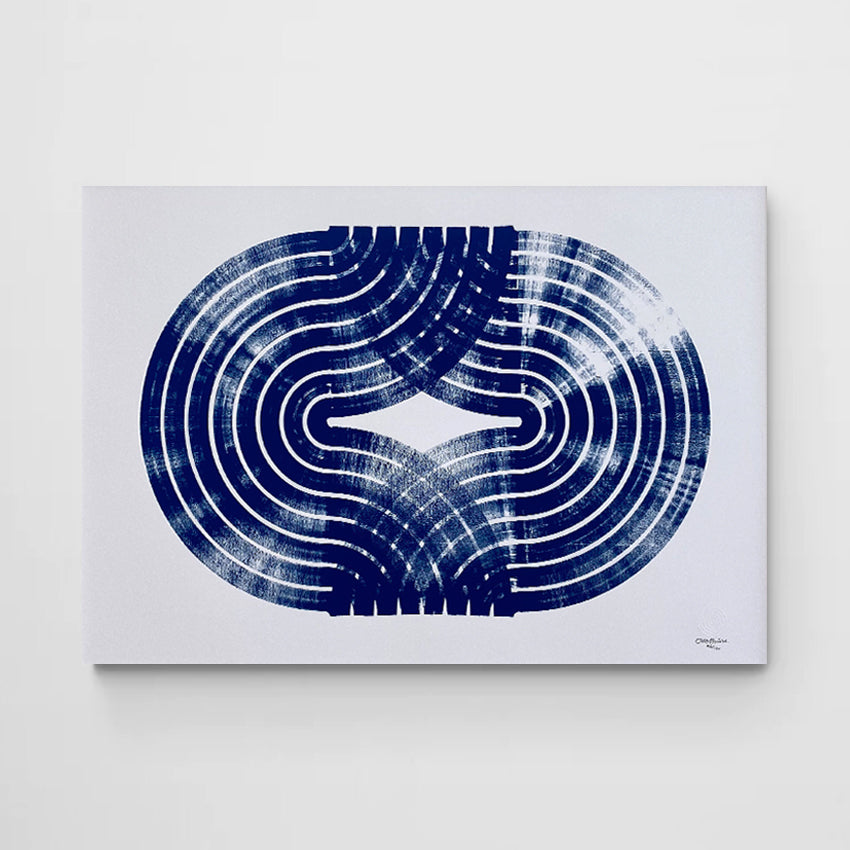 „Eight in one stroke" Dark blue