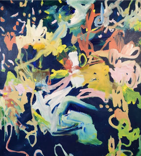 Une étoile dans la nuit Painting