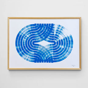„Eight in one stroke" Light blue